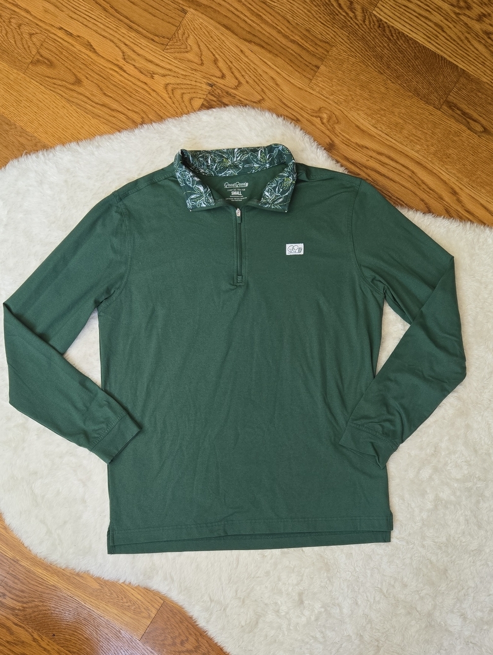 Good Good Golf Athletic Quarter Zip, Womens Small